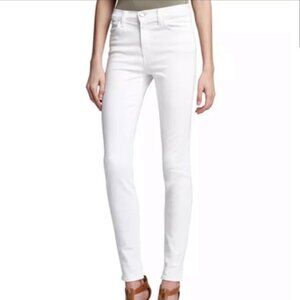 J Brand Maria Mid Rise Skinny Jeans 26 Blanc 26x30